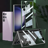 Custodia sottile trasparente placcata per Samsung Galaxy
