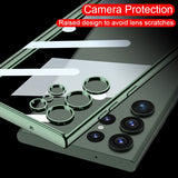 Custodia sottile trasparente placcata per Samsung Galaxy