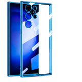 Custodia sottile trasparente placcata per Samsung Galaxy