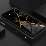 Marble Watercolor Silicone Case For Samsung