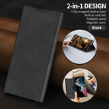 Magnetic Flip Card Bag Leather Case For Samsung