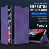 Magnetic Flip Card Bag Leather Case For Samsung