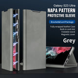 Magnetic Flip Card Bag Leather Case For Samsung