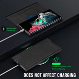 Magnetic Flip Card Bag Leather Case For Samsung