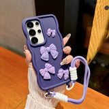 Bowknot with Lanyard Phone Case For Samsung