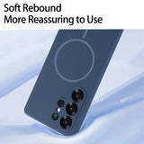 Official Liquid Silicone Candy Wireless Charging Phone Case For Samsung
