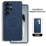 Official Liquid Silicone Candy Wireless Charging Phone Case For Samsung