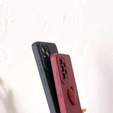 Lanyard Love Heart Silicone Case For Samsung