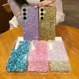 Glitter Epoxy Soft Silicone Case For Samsung
