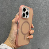Matte Translucent Magnetic Case For iPhone
