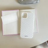 Ultra Slim Dot Small Fresh Mobile Phone Case For iPhone