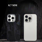 Camouflage Leather Anti-fall Mobile Phone Case For iPhone