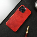 Durable Genuine Leather Case For iPhone