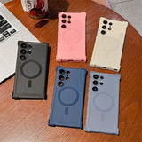 Airbag Magnetic Phone Case For Samsung