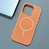 Solid Color Hollow Magnetic Phone Case For iPhone