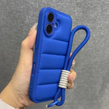 Soft Down Jacket Silicone Case For iPhone