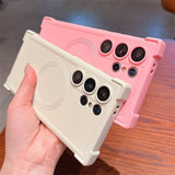 Airbag Magnetic Phone Case For Samsung