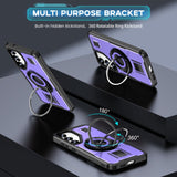 2 in 1 Drop-proof Silicone Ring Holder Phone Case For Samsung