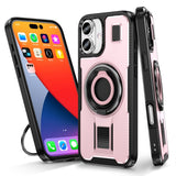 2 in 1 Drop-proof Silicone Ring Holder Phone Case For iPhone