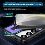 2 in 1 Drop-proof Silicone Ring Holder Phone Case For Samsung