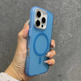Matte Translucent Magnetic Case For iPhone