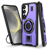 2 in 1 Drop-proof Silicone Ring Holder Phone Case For Samsung