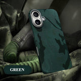 Camouflage Leather Anti-fall Mobile Phone Case For iPhone