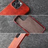 Durable Genuine Leather Case For iPhone