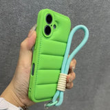 Soft Down Jacket Silicone Case For iPhone