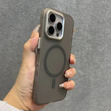 Matte Translucent Magnetic Case For iPhone