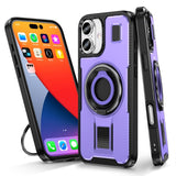 2 in 1 Drop-proof Silicone Ring Holder Phone Case For iPhone