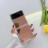 Mirror Shockproof Corner Luxury Case For Samsung