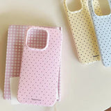 Ultra Slim Dot Small Fresh Mobile Phone Case For iPhone