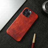 Durable Genuine Leather Case For iPhone