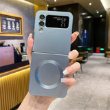 Wireless Charge Matte Case For Samsung Z Flip