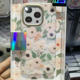 Flower Spray-painted Anti-fall Mobile Phone Case For iPhone