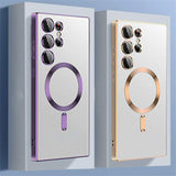 Electroplated Transparent Silicone Case For Samsung