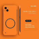 Custodia rigida per telefono magnetica senza cornice per PC per iPhone