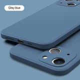 Custodia a protezione completa in silicone liquido per iPhone