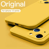 Custodia a protezione completa in silicone liquido per iPhone