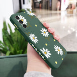 Custodia in silicone con fiori di margherita per Samsung Galaxy