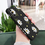 Custodia in silicone con fiori di margherita per Samsung Galaxy