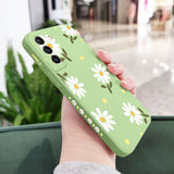 Custodia in silicone con fiori di margherita per Samsung Galaxy
