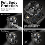 Protezione completa dell'obiettivo della fotocamera per iPhone
