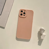 Custodia in silicone morbido opaco per iPhone