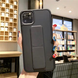 Magnetic Stand Sit Holder Wrist Strap Case for IPhone