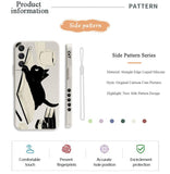 Custodia per telefono Naughty Cat per Samsung Galaxy