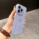 0.3mm Ultra Thin Matte Silicone Case For iPhone