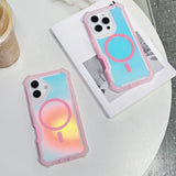 2 in 1 Anti-fall Magnetic Mobile Phone Case For iPhone