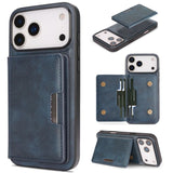 Card Holder Integrated Magnetic Phone Case For iPhone